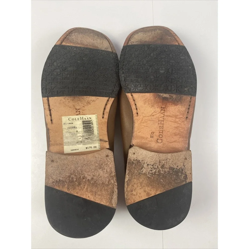Cole Haan Country Brown Leather Loafers Driving Mocs Men's Size 10 M